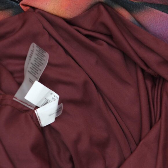 Vince Camuto Womens Printed Long-Sleeve Bodycon Dress VC4M5555 Blue Multi 14 - Picture 5 of 10